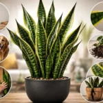 Snake plant disadvantages including slow growth, pet toxicity, sharp leaf tips, leaf damage, and pot-related problems.
