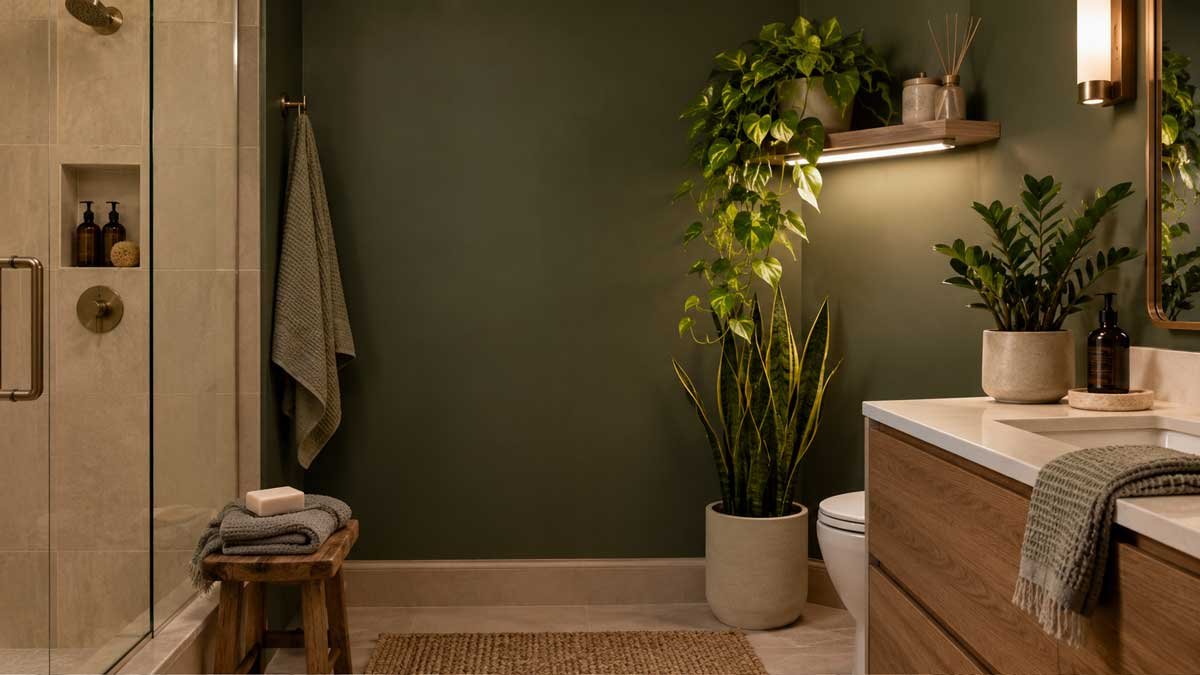 Best Plants for Bathroom Light